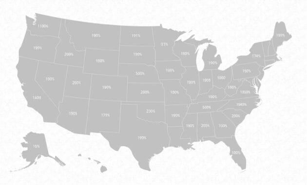 Esthetician State Licensing Requirements Map