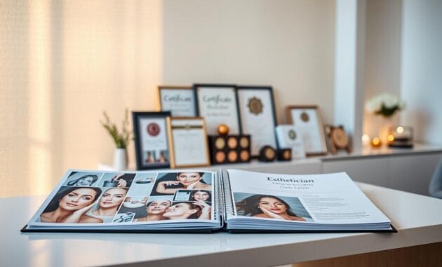 esthetician portfolio examples