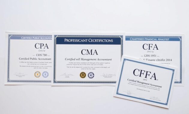 Accounting Professional Certifications
