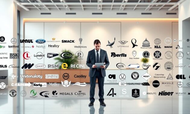A vast array of insurance carriers, each with their own distinct product lines, stand in the foreground of a modern, minimalist office setting. The carriers are depicted as sleek, abstract icons or logos, conveying the breadth of options available to the prospective Medicare agent. The middle ground features a professional agent, dressed in a sharp suit, reviewing policy details on a tablet device, symbolizing the process of getting appointed and navigating the carrier landscape. The background showcases a clean, well-lit workspace, with touches of warm, natural lighting to create a sense of productivity and professionalism. The overall mood is one of efficiency, expertise, and the promise of a successful career in the Medicare insurance industry.