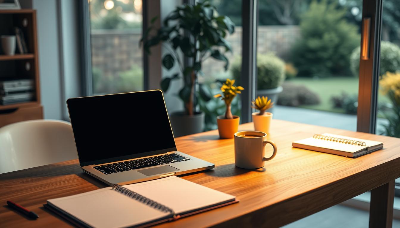 A weekly planning desk for people asking, how can I balance my work time with my personal time?