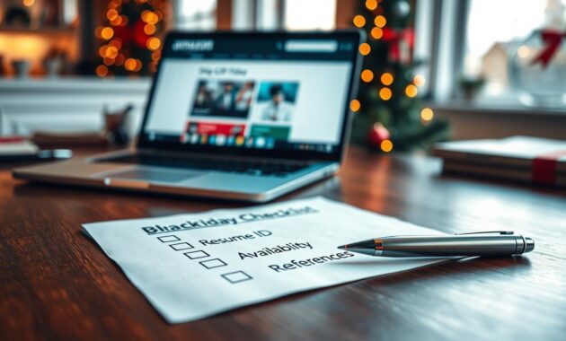 Checklist for comparing seasonal job openings