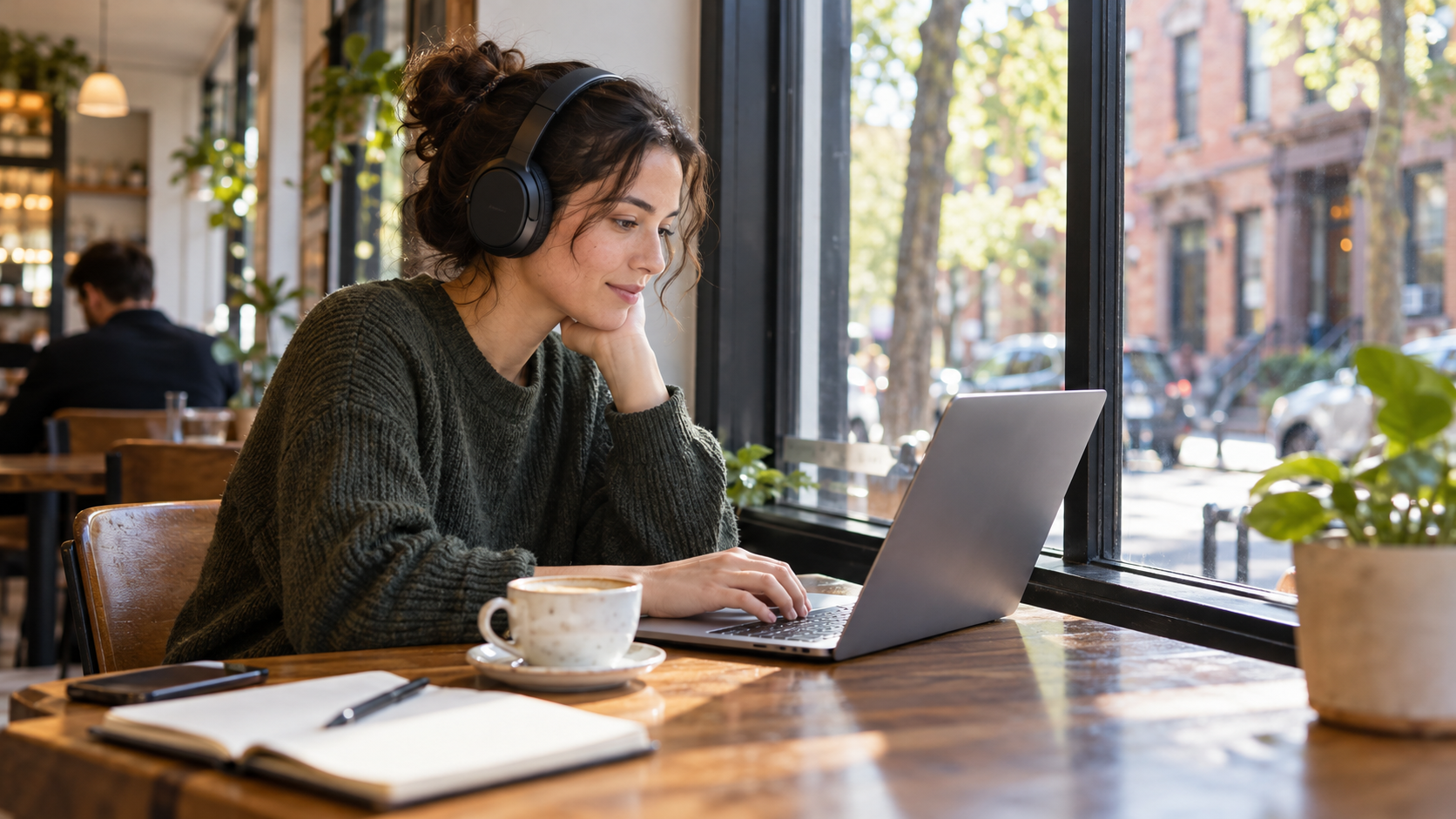 Best places to work remotely: What common spaces work well? Quiet café.