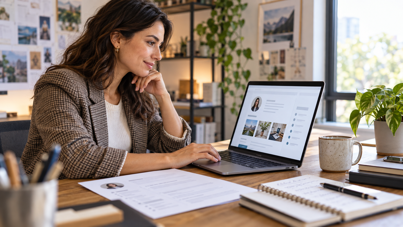 Social media for job search: candidate updating a profile. Has having a LinkedIn profile made a difference in your job search?